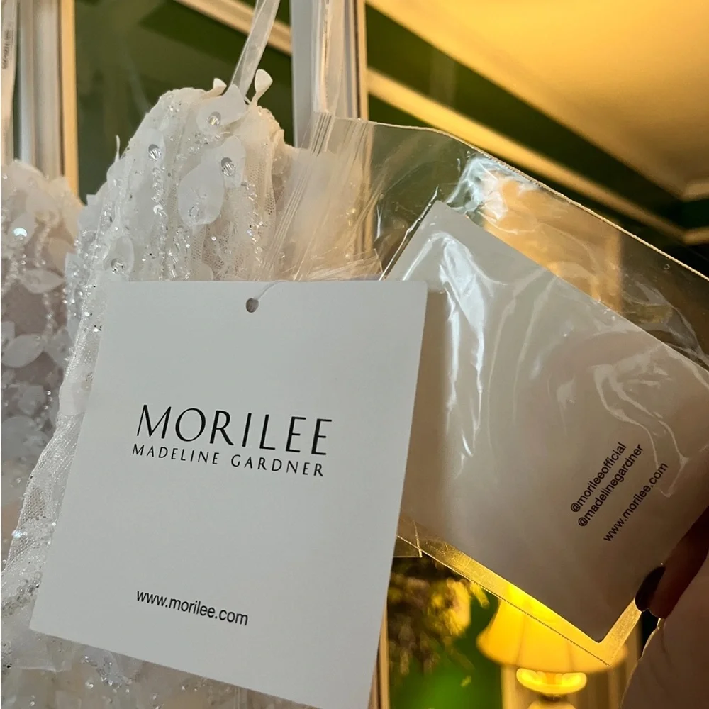 Morilee Misty Wedding Dress Size 8 (Never Worn/NWT) - Picture 9 of 10